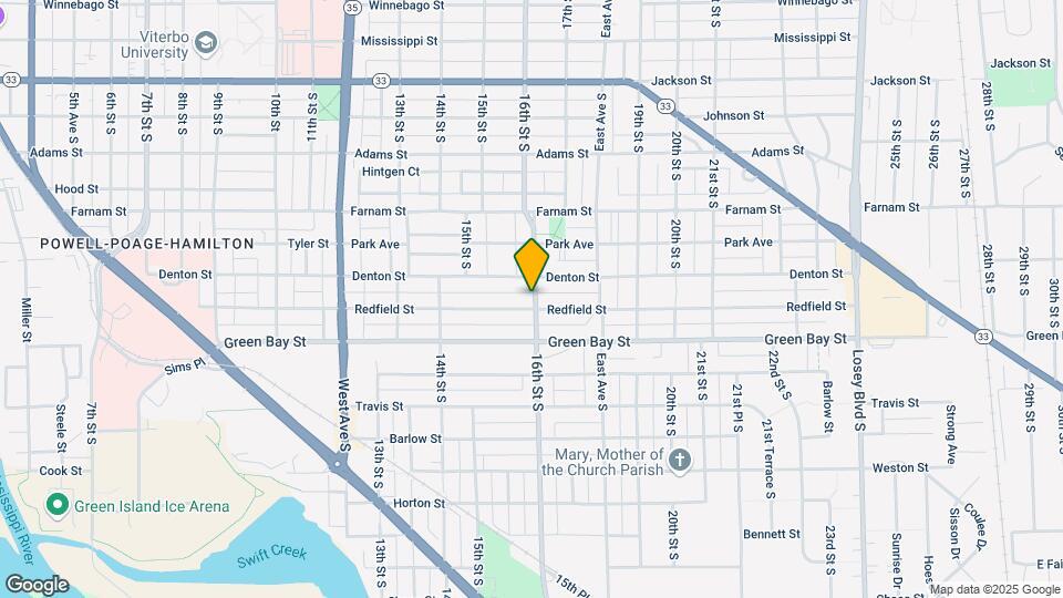 1491 Redfield St Map and Location Details