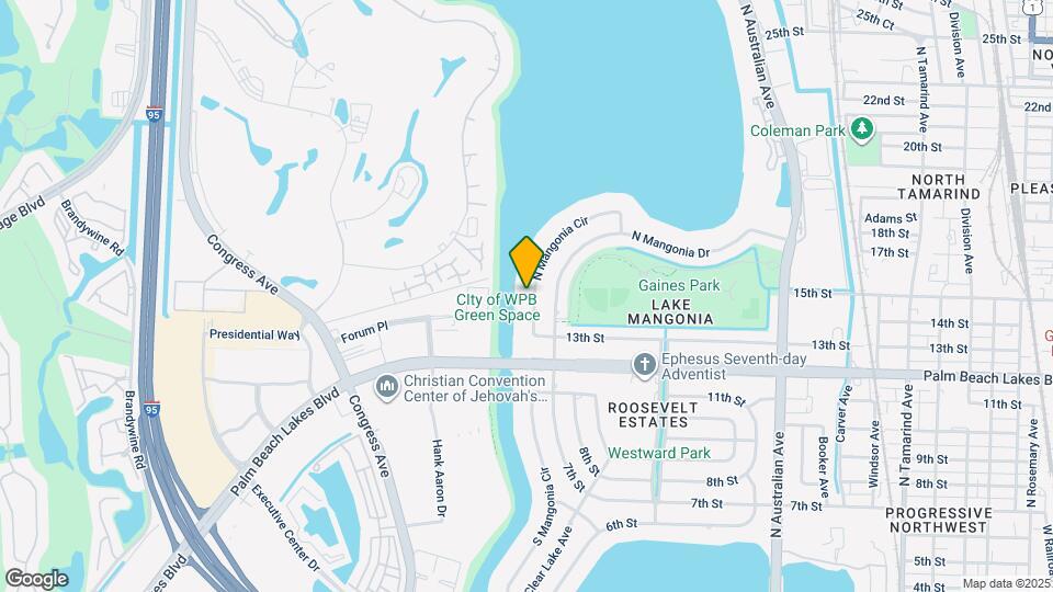 1489 N Mangonia Cir Map and Location Details