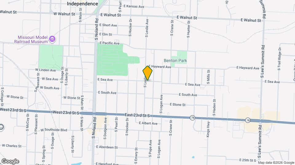 901 S Leslie Ave Map and Location Details