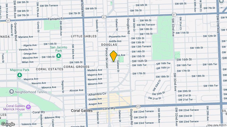 121-125 Zamora Ave Map and Location Details