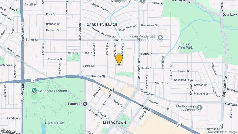 4380 Sardis St Map and Location Details