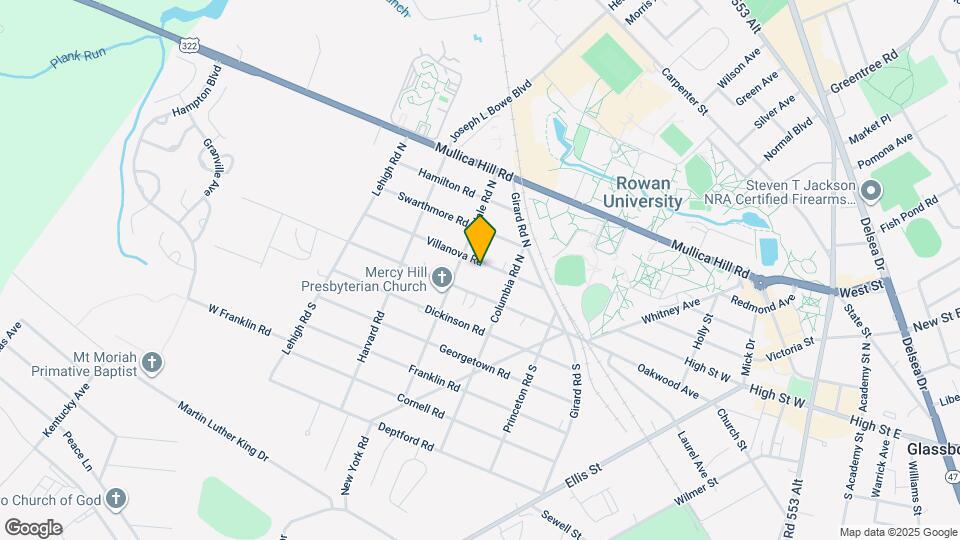 214 Villanova Rd Map and Location Details