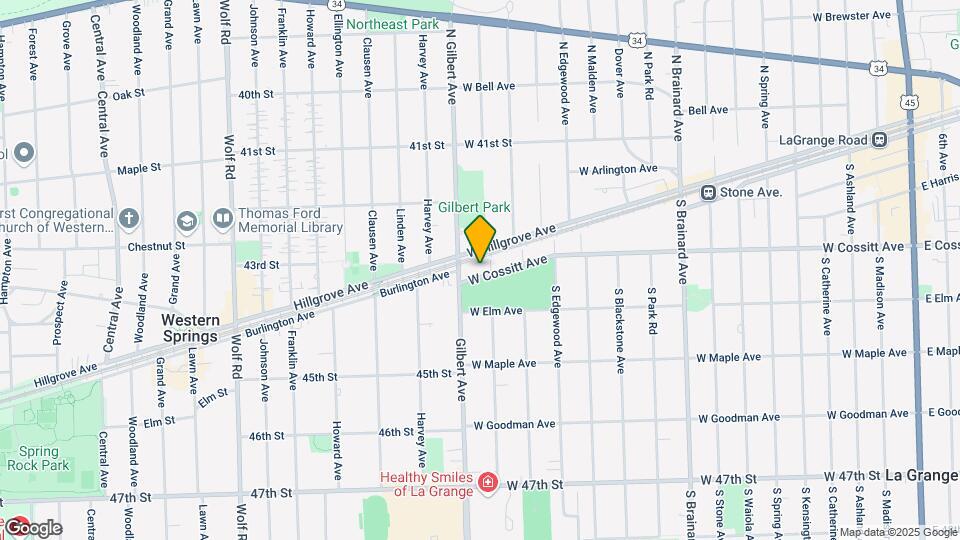 1407 W Cossitt Ave Mapa y Detalles de la Ubicación