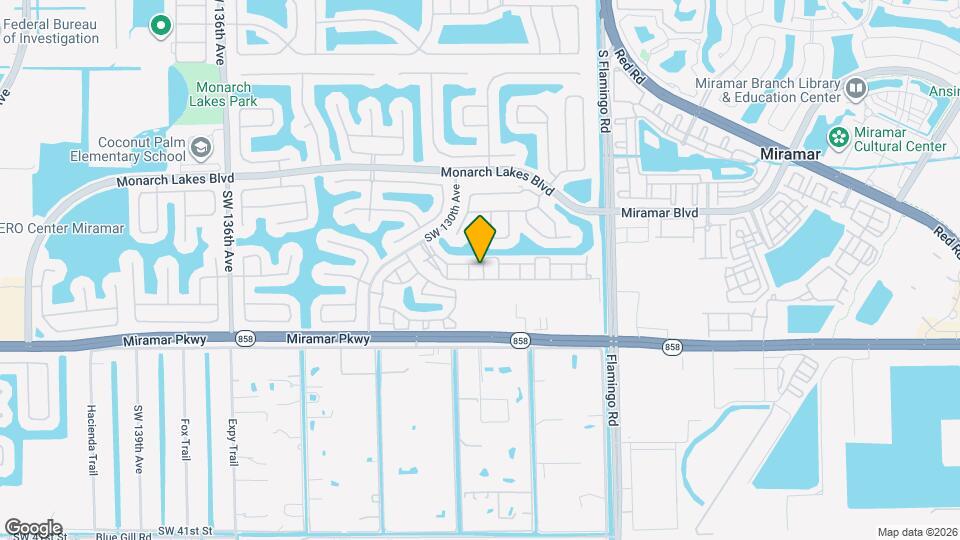 2864 SW 129th Ave Map and Location Details