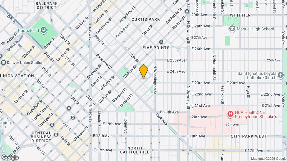 2411 Tremont Pl Map and Location Details