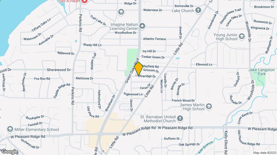 5504 Pineridge Dr Map and Location Details