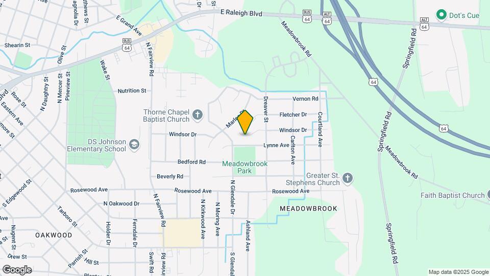 1725 Windsor Dr-Unit -1727 Map and Location Details