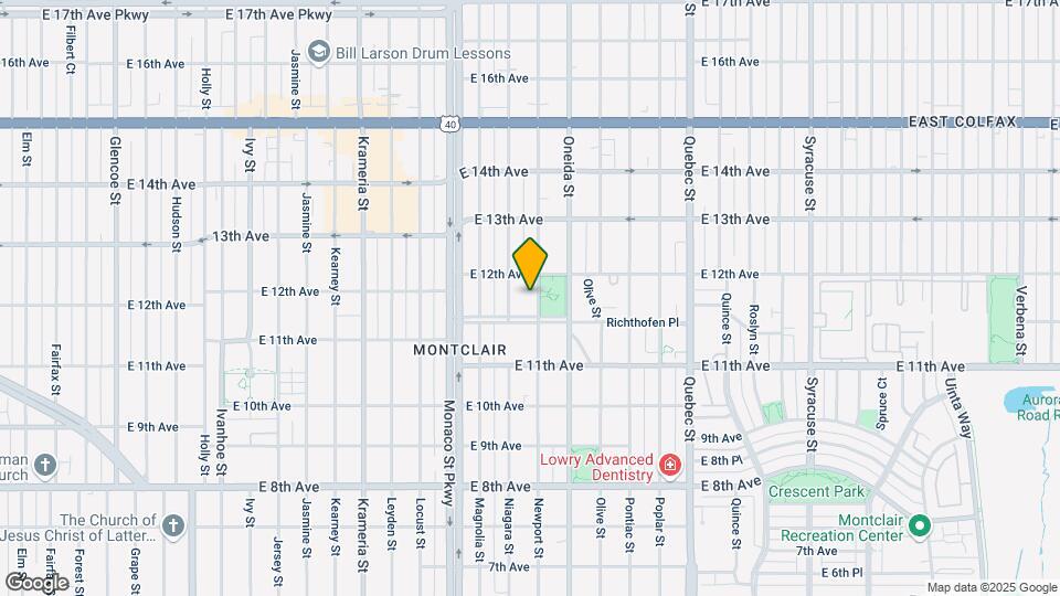 1177 Newport St Map and Location Details