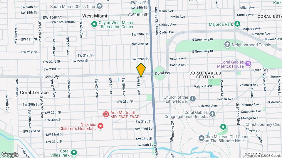 5781 SW 25th St Map and Location Details