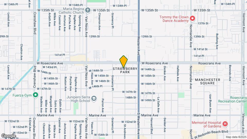 1733 W 144th St Map and Location Details