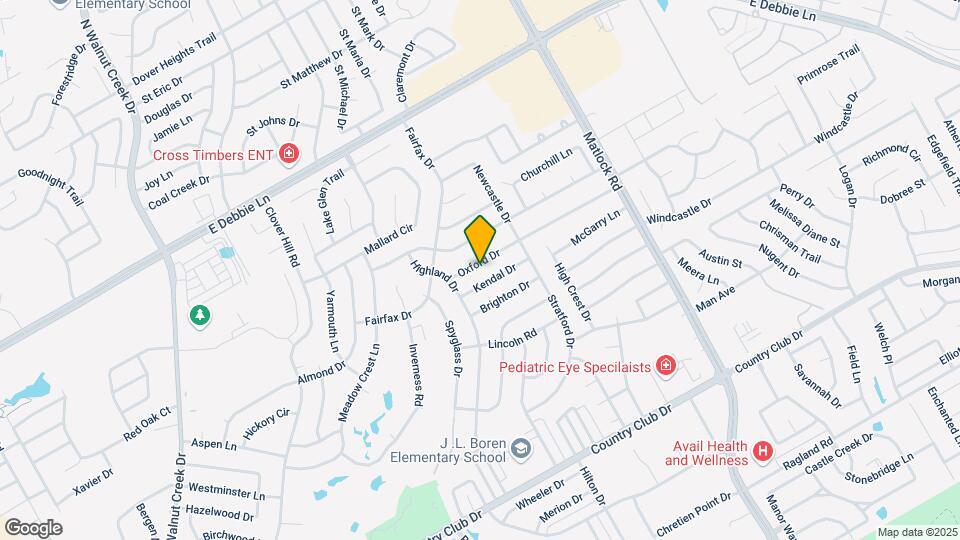 1410 Oxford Dr Map and Location Details