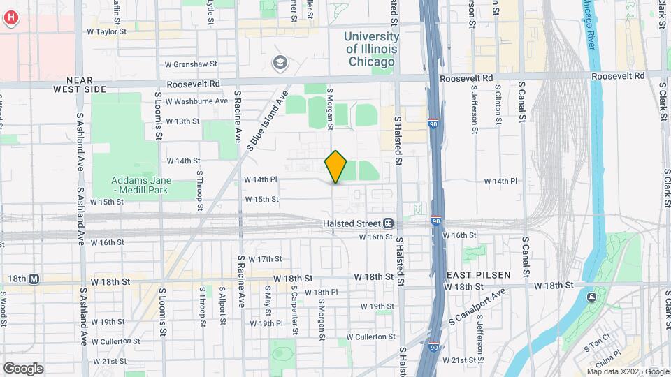 947 W 14th Pl Map and Location Details