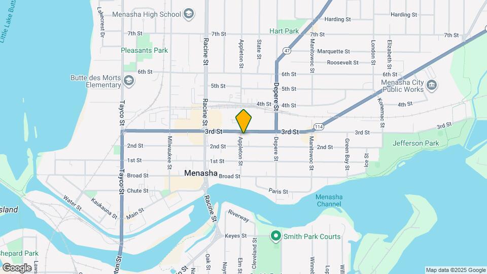 209 Appleton St Map and Location Details