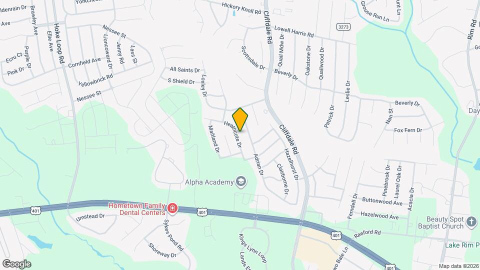 2149 Heathcote Dr Map and Location Details