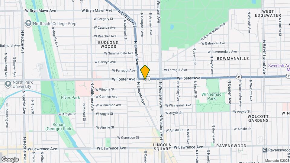 2457 W Foster Ave Map and Location Details