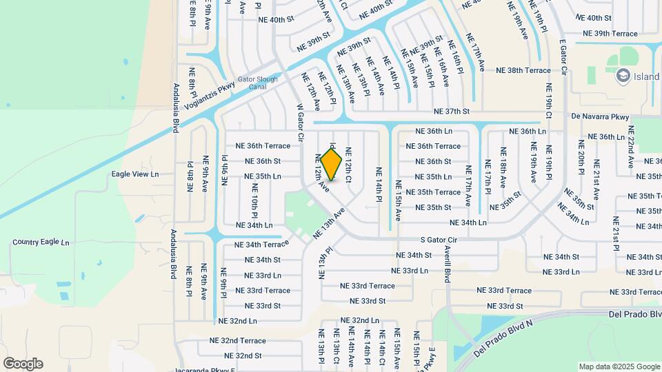 3423 NE 12th Ave Map and Location Details