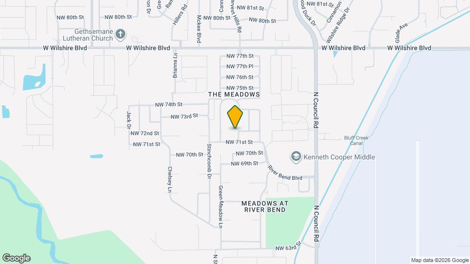 7213 Winding Meadow Ln Map and Location Details