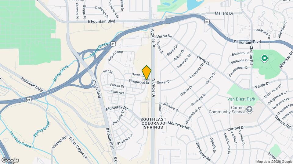 2562 Ellingwood Dr Map and Location Details