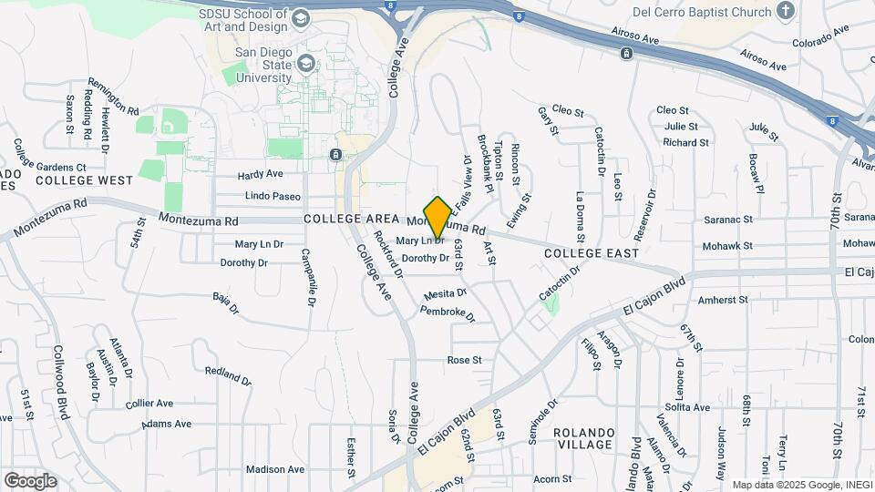 6233 Mary Ln Dr Map and Location Details
