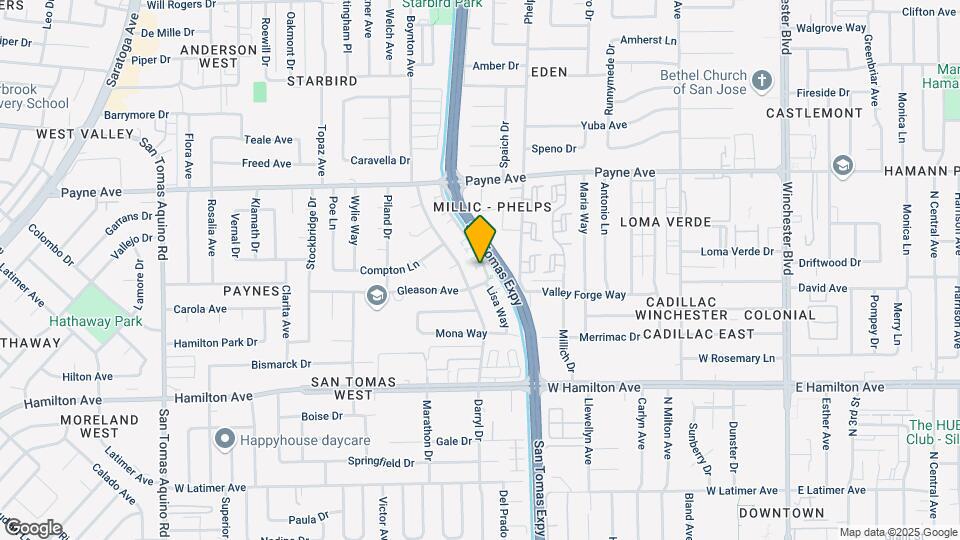 1429 San Tomas Aquino Pky Map and Location Details