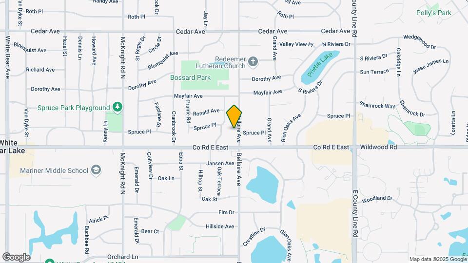 3637 Bellaire Ave Map and Location Details