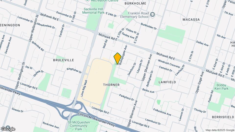 213 Thorner Dr Map and Location Details