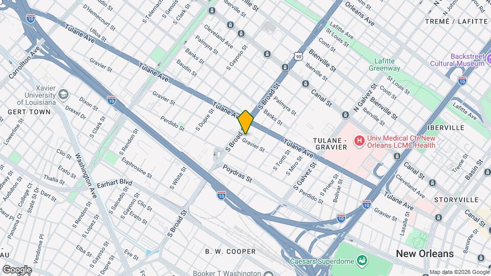 2645 Gravier St Map and Location Details