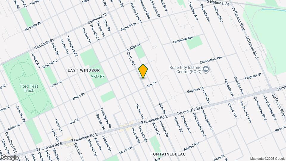 1868 Pillette Rd Map and Location Details