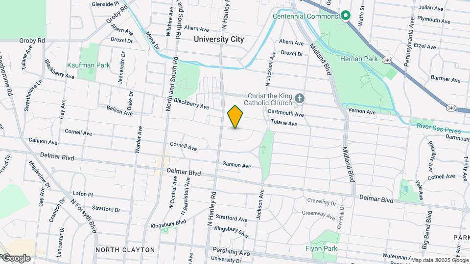 7464 Amherst Ave Map and Location Details