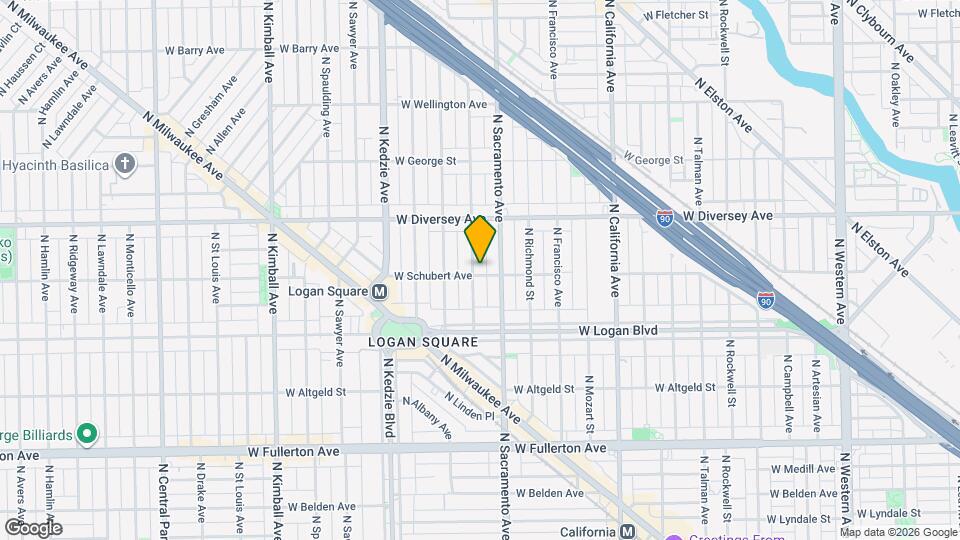 2701 N Whipple St Map and Location Details