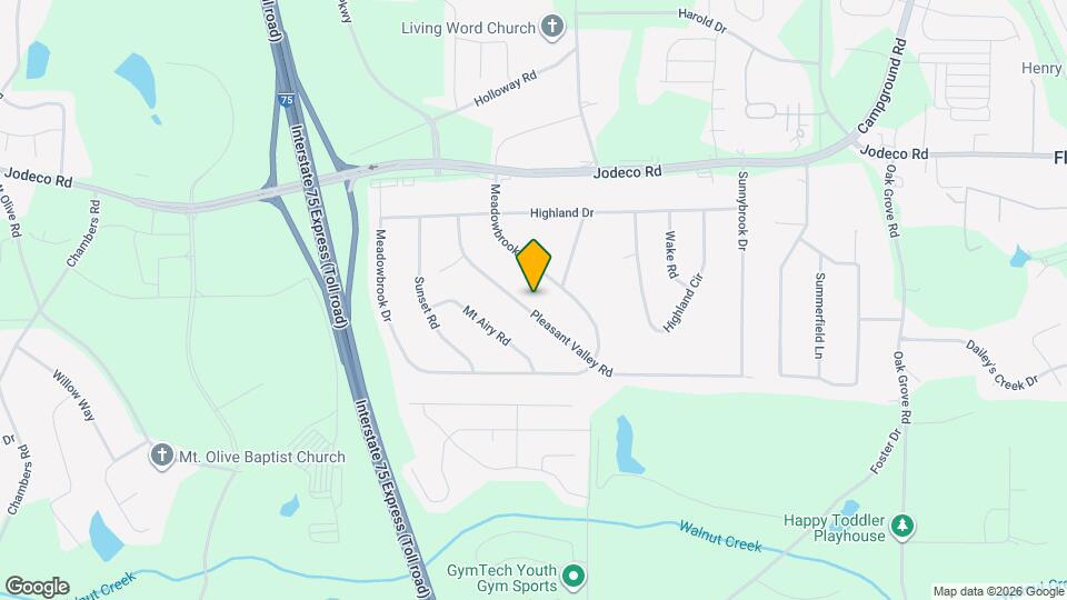 115 Pleasant Valley Rd Mapa y Detalles de la Ubicación