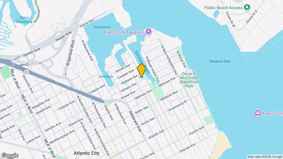 400 N Massachusetts Ave Map and Location Details