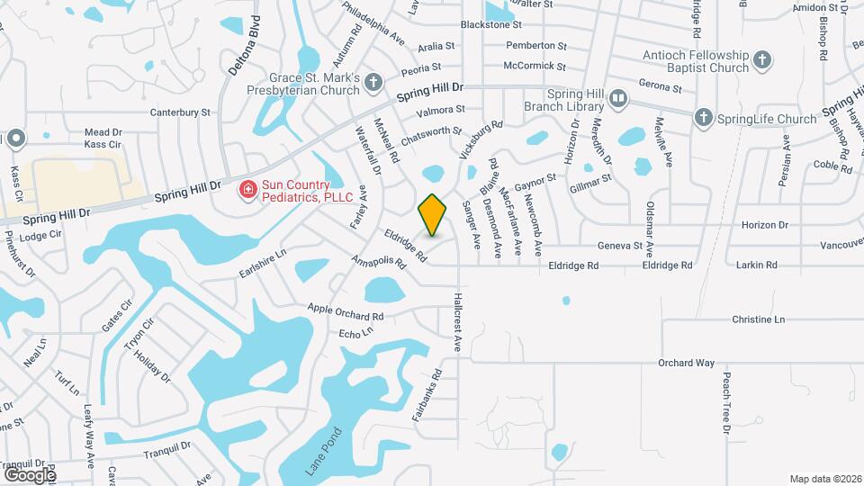 8425 Omega Ln Map and Location Details
