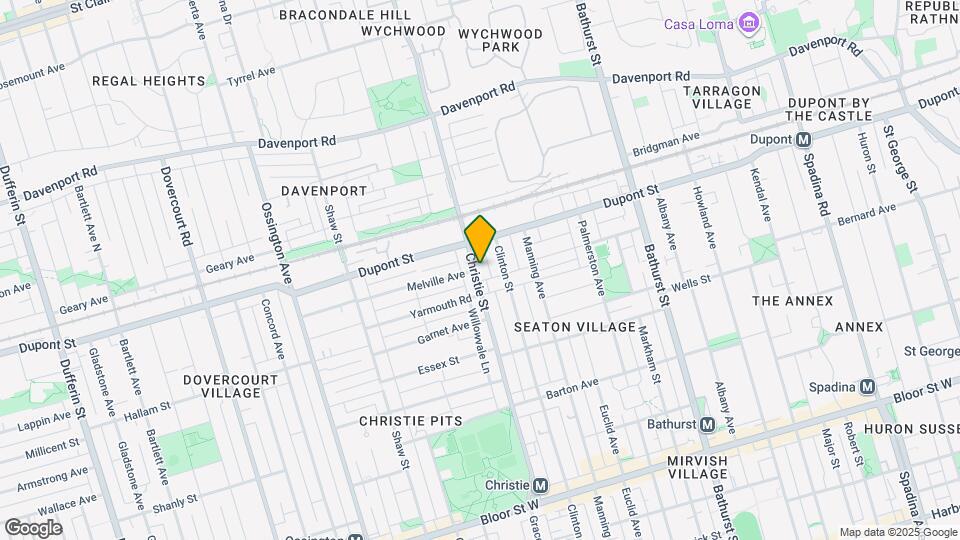 275 Christie St Map and Location Details