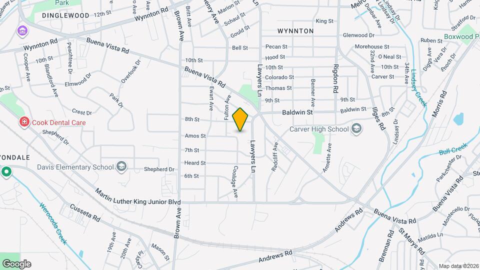 724 Coolidge Ave Mapa y Detalles de la Ubicación