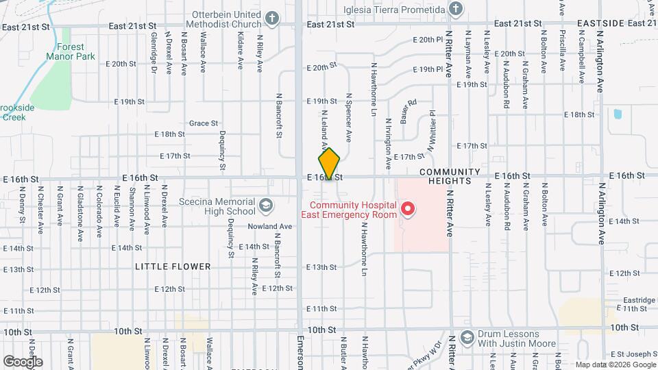 5151-5153 E 16th St Mapa y Detalles de la Ubicación