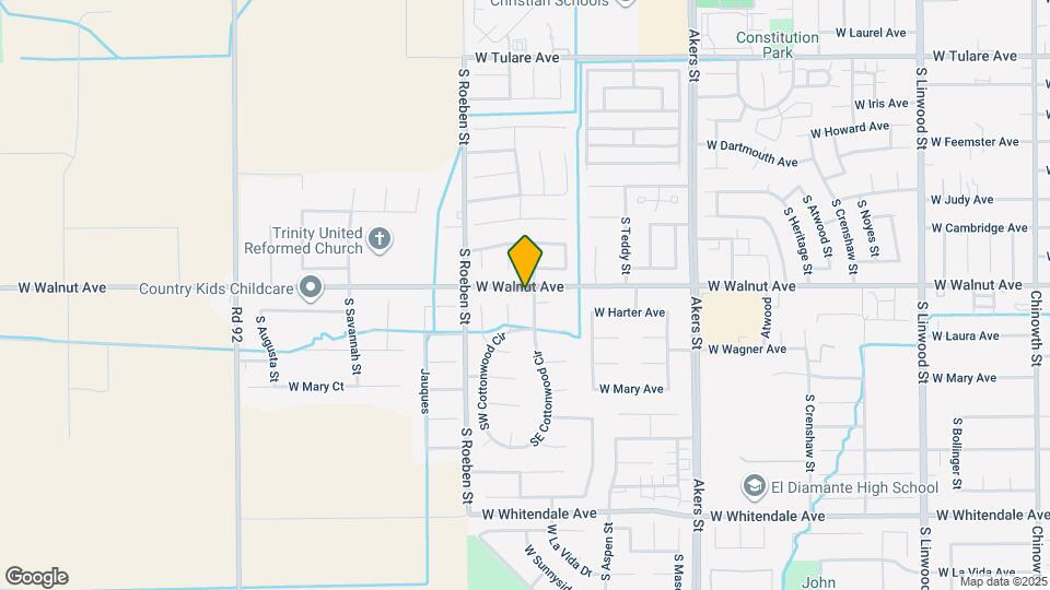 2011 S Cottonwood St Map and Location Details
