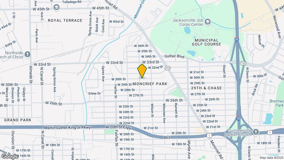 1594 W 30th St Map and Location Details