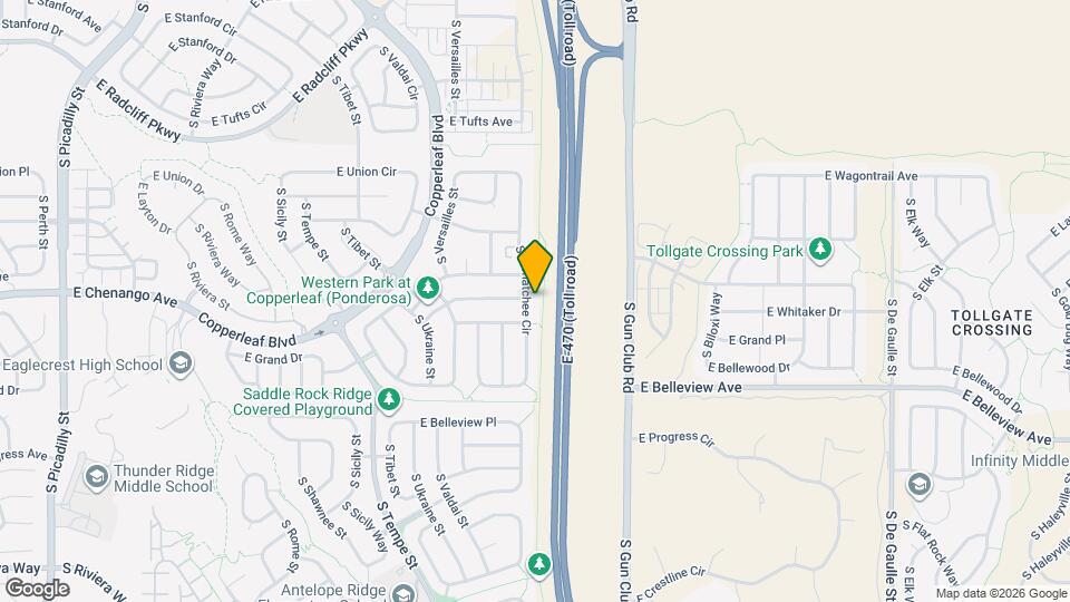 4918 S Wenatchee Cir Map and Location Details