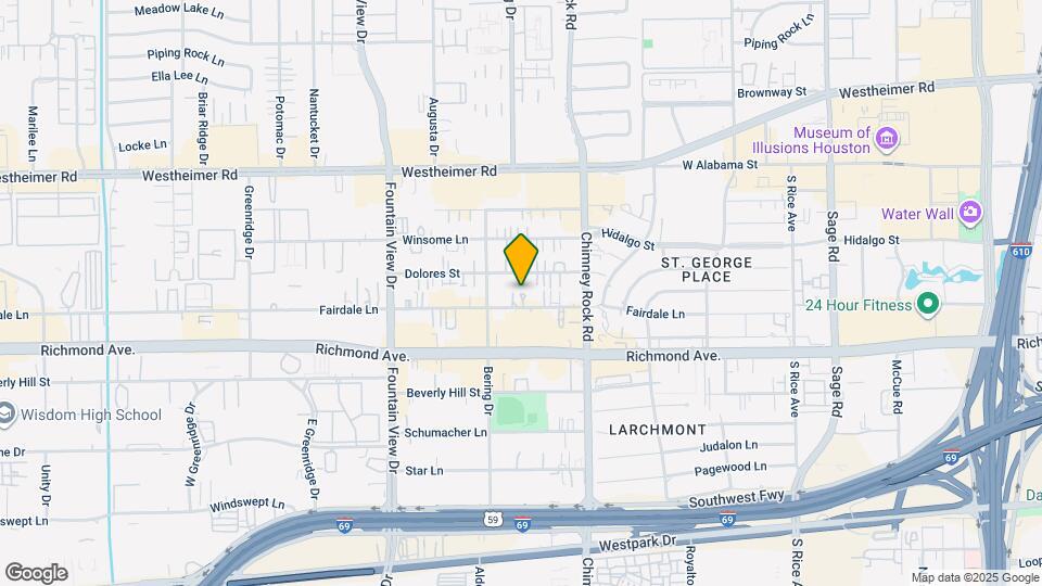 5706 Fairdale Ln Map and Location Details