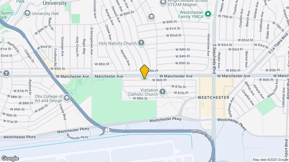 6654 W 86th Pl Map and Location Details