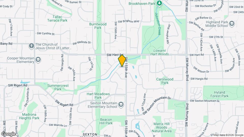 7710 SW Barnard Dr Map and Location Details