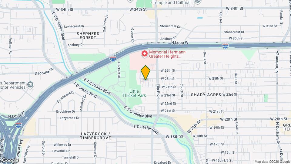 1825 W 24th St Map and Location Details