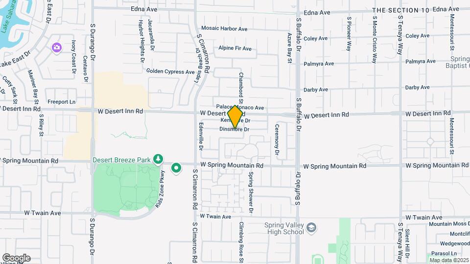 8065 Dinsmore Dr Map and Location Details