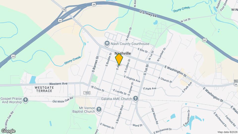 207 S Alston St Map and Location Details