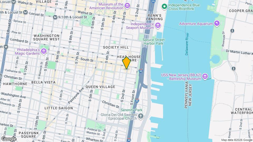 620-3F S 2nd St, Unit 3r Map and Location Details