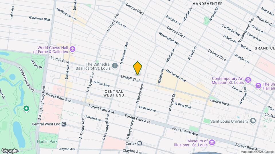 4319 Lindell Blvd, Unit F Mapa y Detalles de la Ubicación