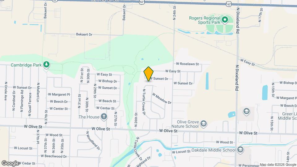 2503 W Turtle Creek Dr Map and Location Details