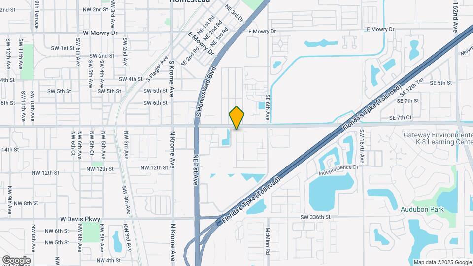 1596 NE 3rd Ave Map and Location Details