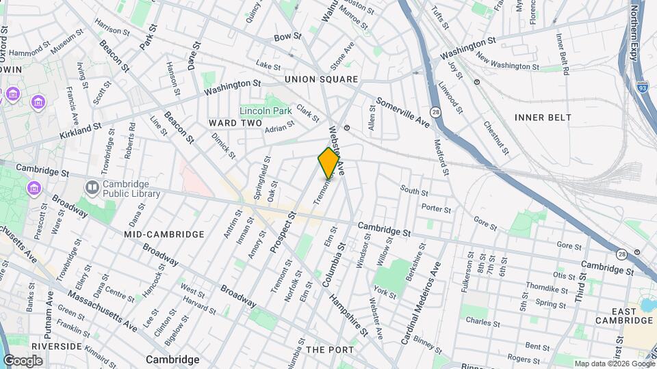 190 Tremont St Mapa y Detalles de la Ubicación